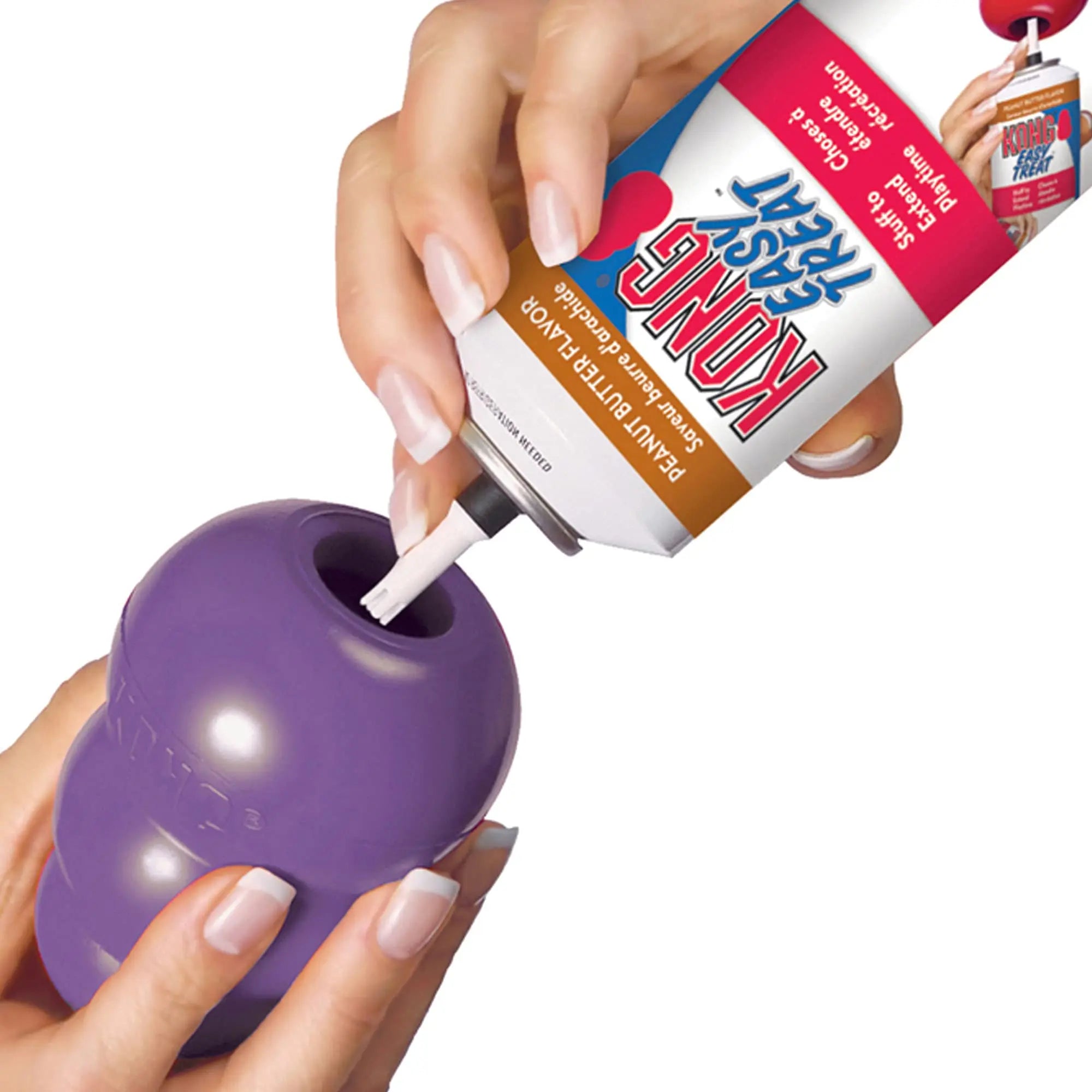 KONG Rubber Chew Toy – Gentle, Durable & Stuffable Treat Dispenser