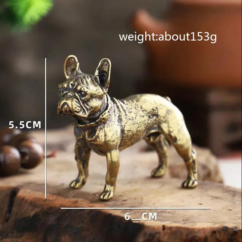 Hand-Crafted Bulldog Desk Ornament & Home Decor
