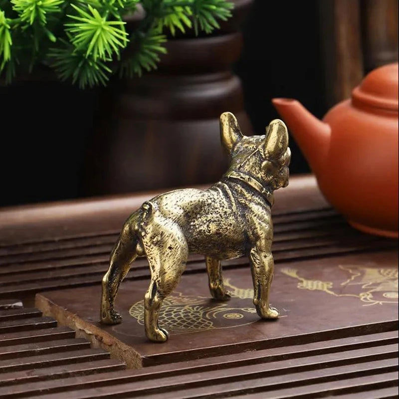 Hand-Crafted Bulldog Desk Ornament & Home Decor