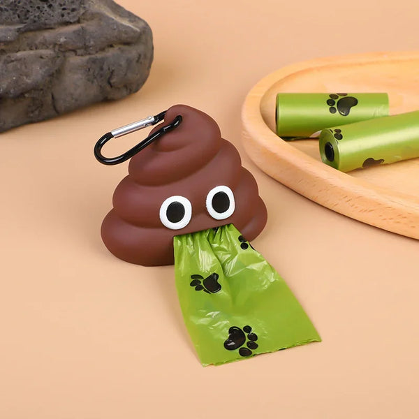 Poo Emoji Dog Poop Bag Dispenser 💩